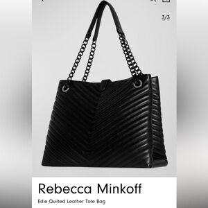 Rebecca Minkoff Eddie Quilted Leather Tote Bag